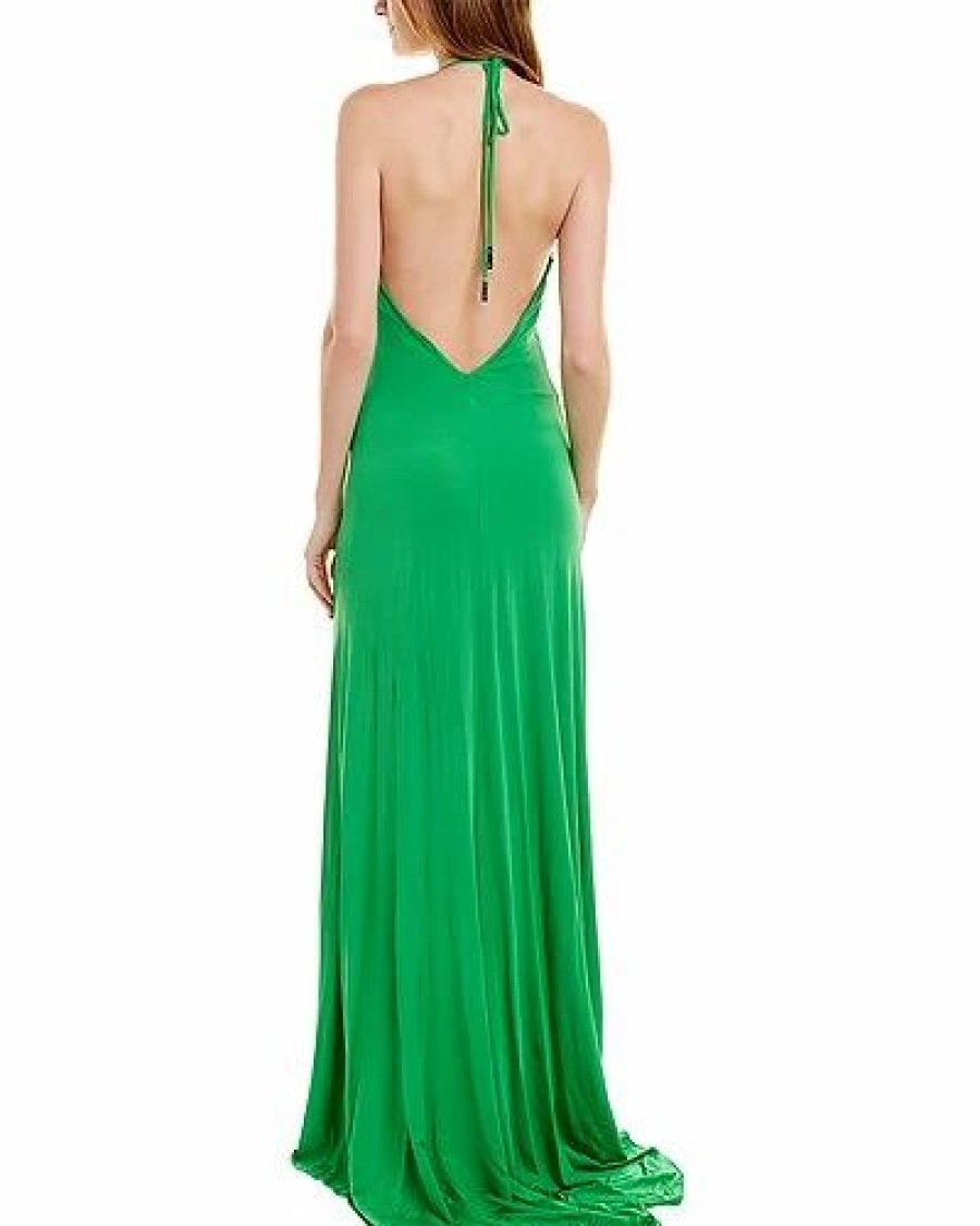 Clothing * | Halston Lauren Halter Jersey Gown Women