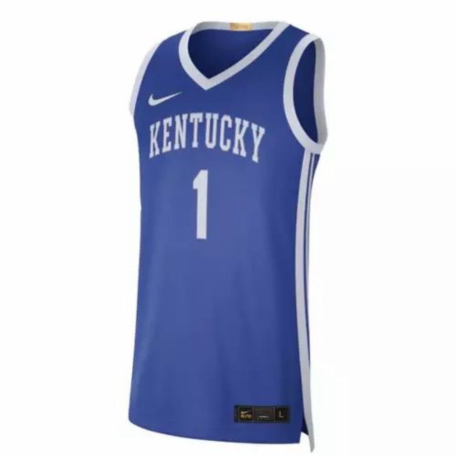 College Jerseys * | Nike Kentucky Wildcats Limited Devin Booker #1 Basketball Jersey Royal