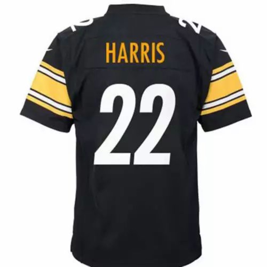 Nfl Jerseys * | Nike Kids' Pittsburgh Steelers Najee Harris #22 Game Jersey Black