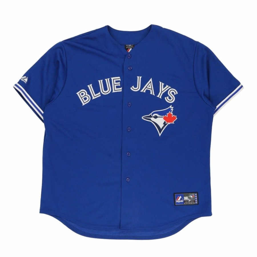 Men'S Vintage * | Vintage Toronto Blue Jays Majestic Jersey Xl Blue Polyester