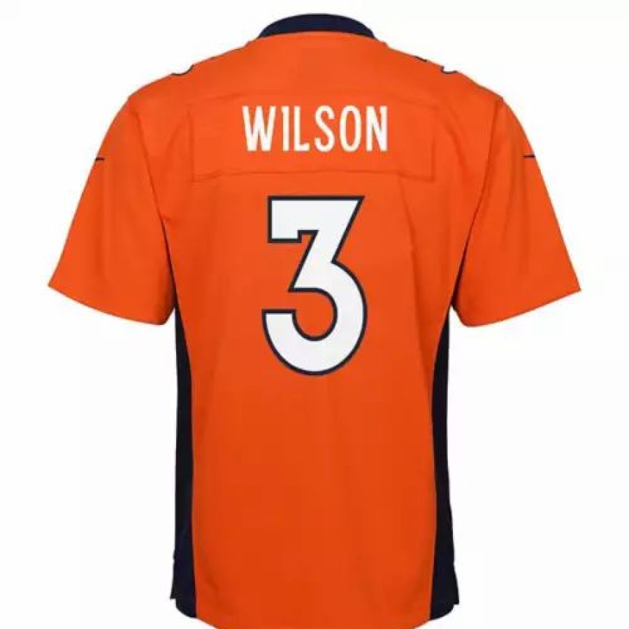 Nfl Jerseys * | Nike Kids' Denver Broncos Russell Wilson #3 Replica Jersey