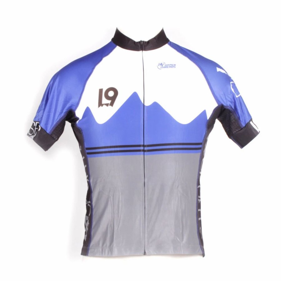 Bike * | L9 Sports Pro Cycling Men'S Ss Jersey Black/Blue