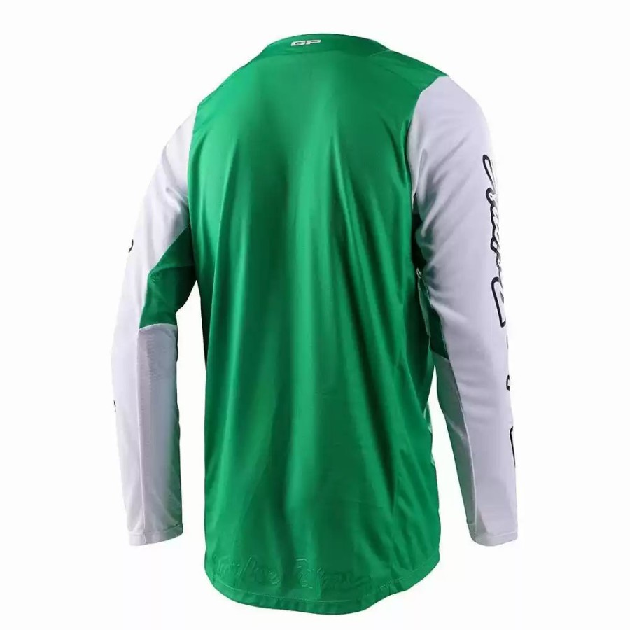 Men'S * | Troy Lee Designs Gp Pro Icon Mens Motocross Pro Green/White Jersey