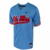 College Jerseys * | Nike Mississippi Rebels Replica Baseball Jersey Varsity Blue