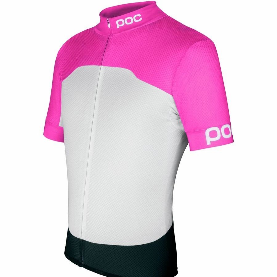 Bike * | Poc Avip Printed Light Jersey Fluorescent Pink