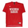 Men'S Vintage * | Vintage Wisconsin Badgers Adidas Jersey Large Red Polyester