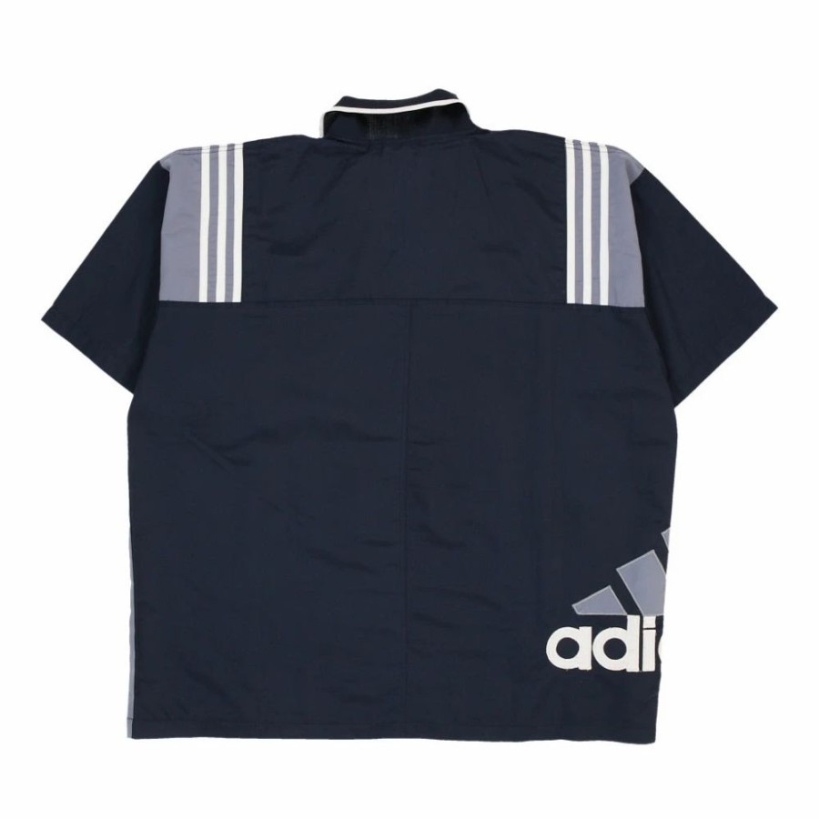 Men'S Vintage * | Vintage Adidas Jersey Xl Navy Polyester