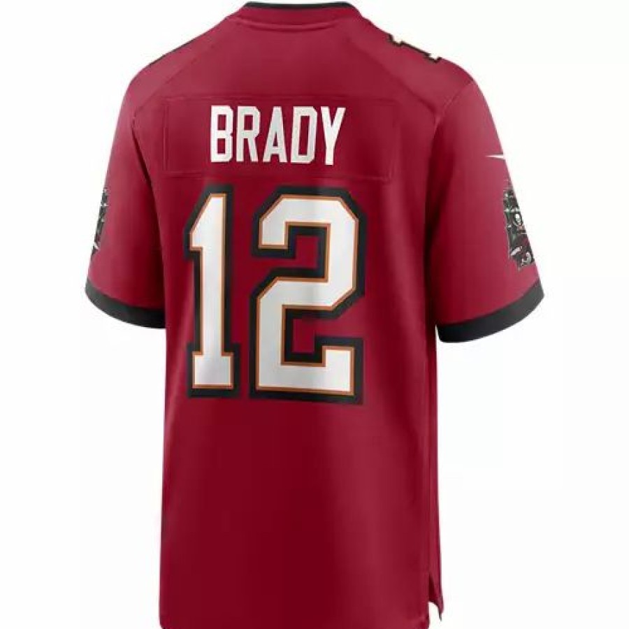 Nfl Jerseys * | Nike Tampa Bay Buccaneers Tom Brady #12 Game Jersey Red