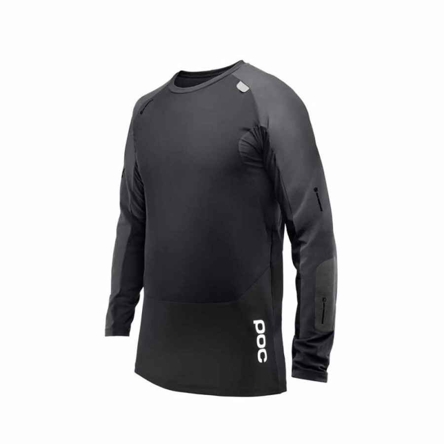 Bike * | Poc Resistance Pro Dh Jersey Carbon Black