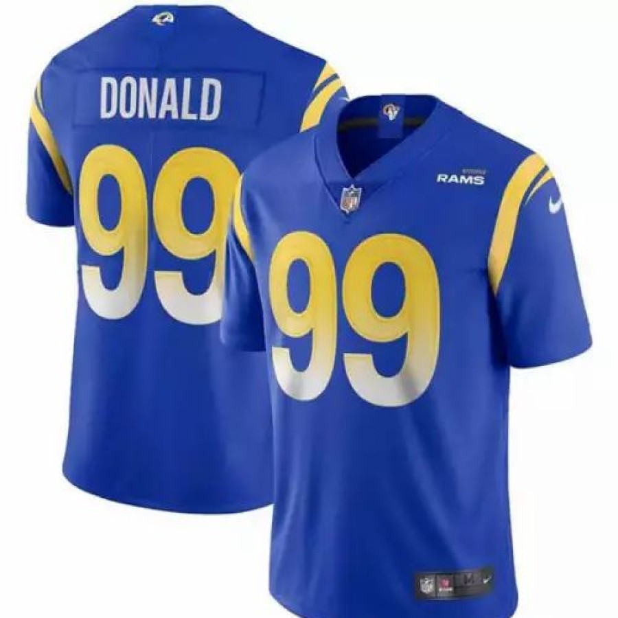 Nfl Jerseys * | Nike Los Angeles Rams Aaron Donald #99 Limited Jersey Royal