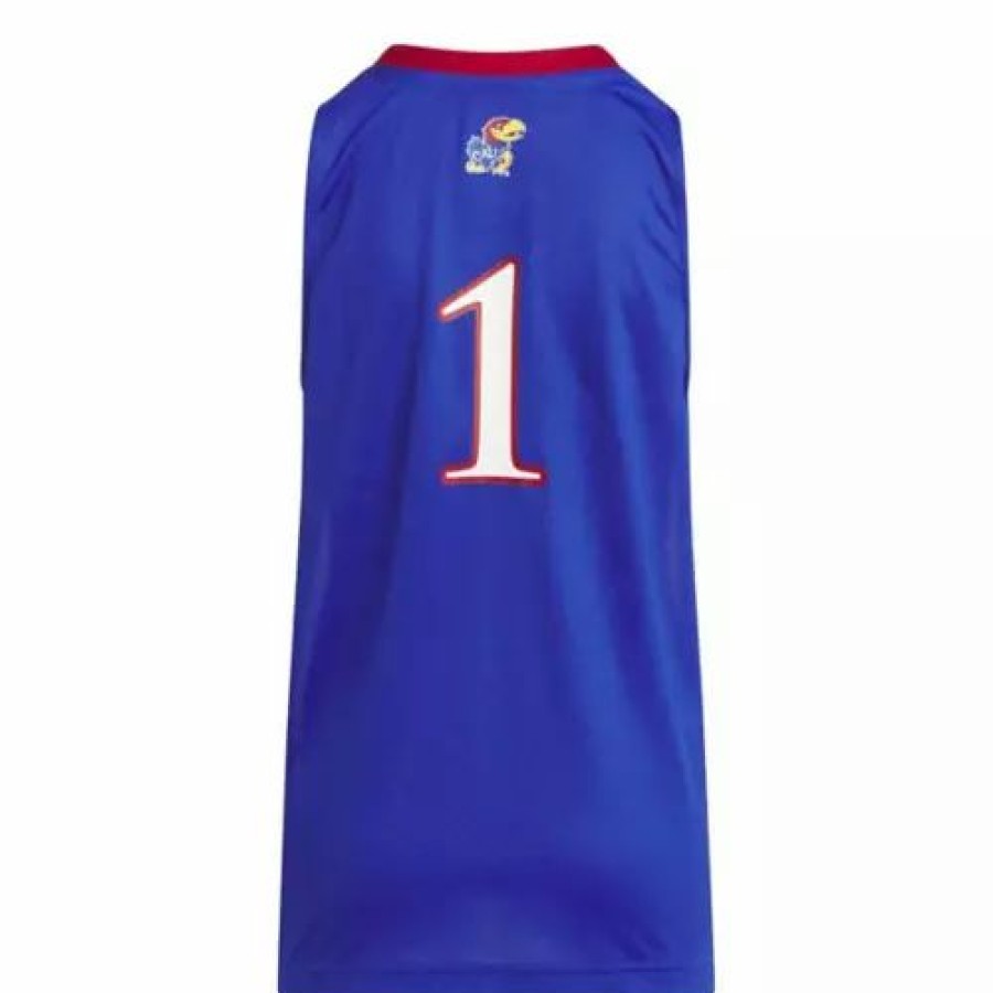 College Jerseys * | Adidas Kids' Kansas Jayhawks Replica Jersey Royal