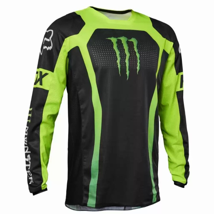 Men'S * | Fox Racing Mens 180 Monster Motocross Black Jersey