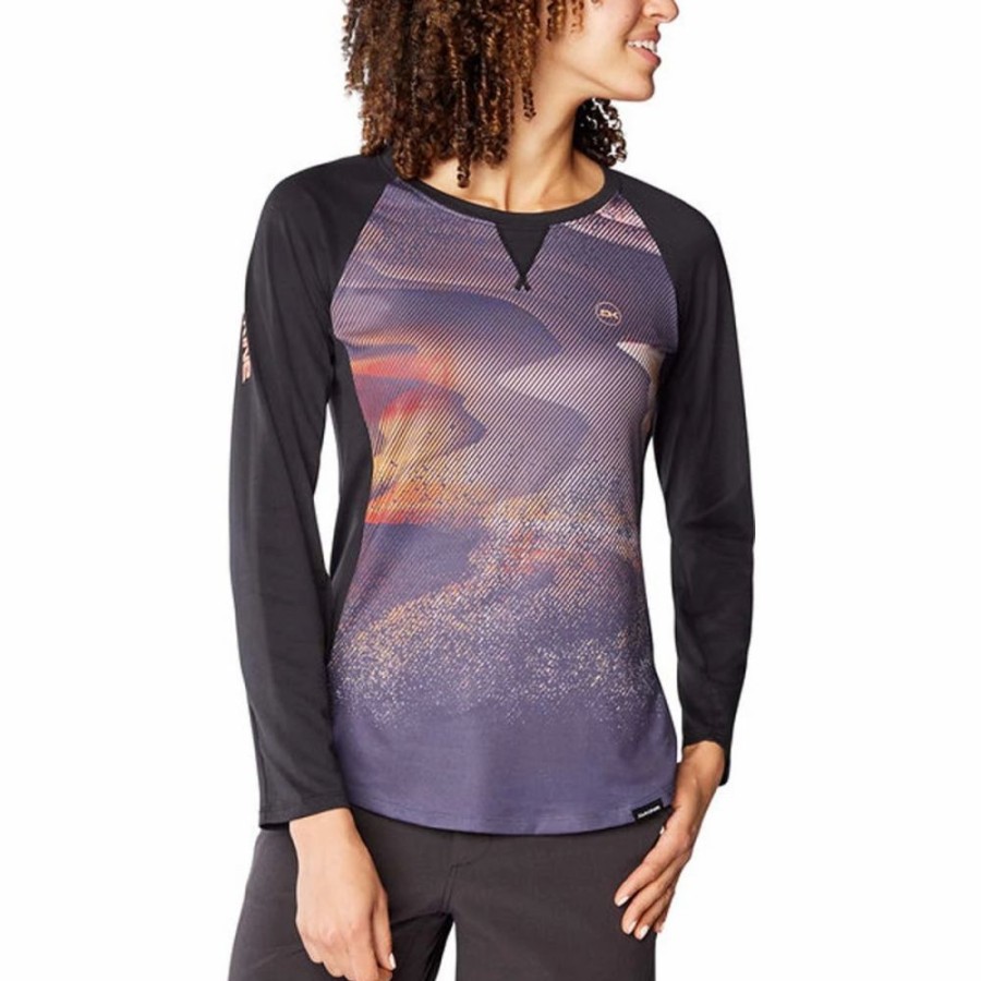 Bike * | Dakine Xena L/S Women'S Jersey Electric Dune