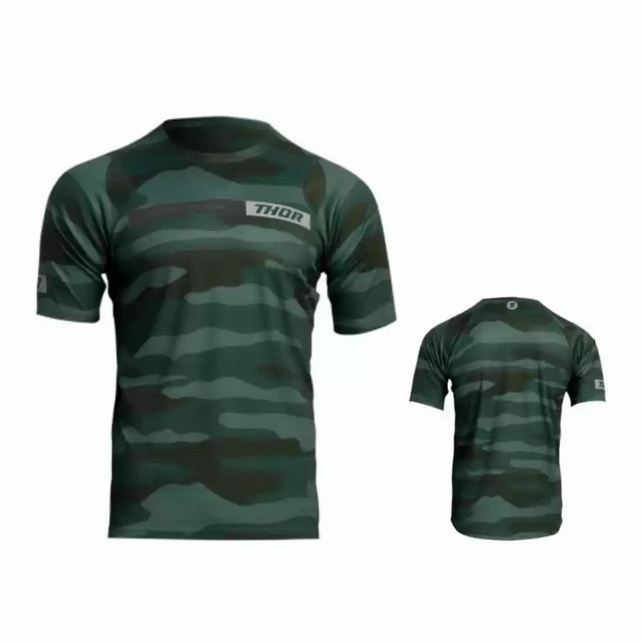 Men'S * | Thor Assist Camo Short Sleeve Mens Motocross Jersey