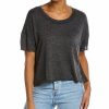 Clothing * | Jersey Boxy Cropped T-Shirt Women