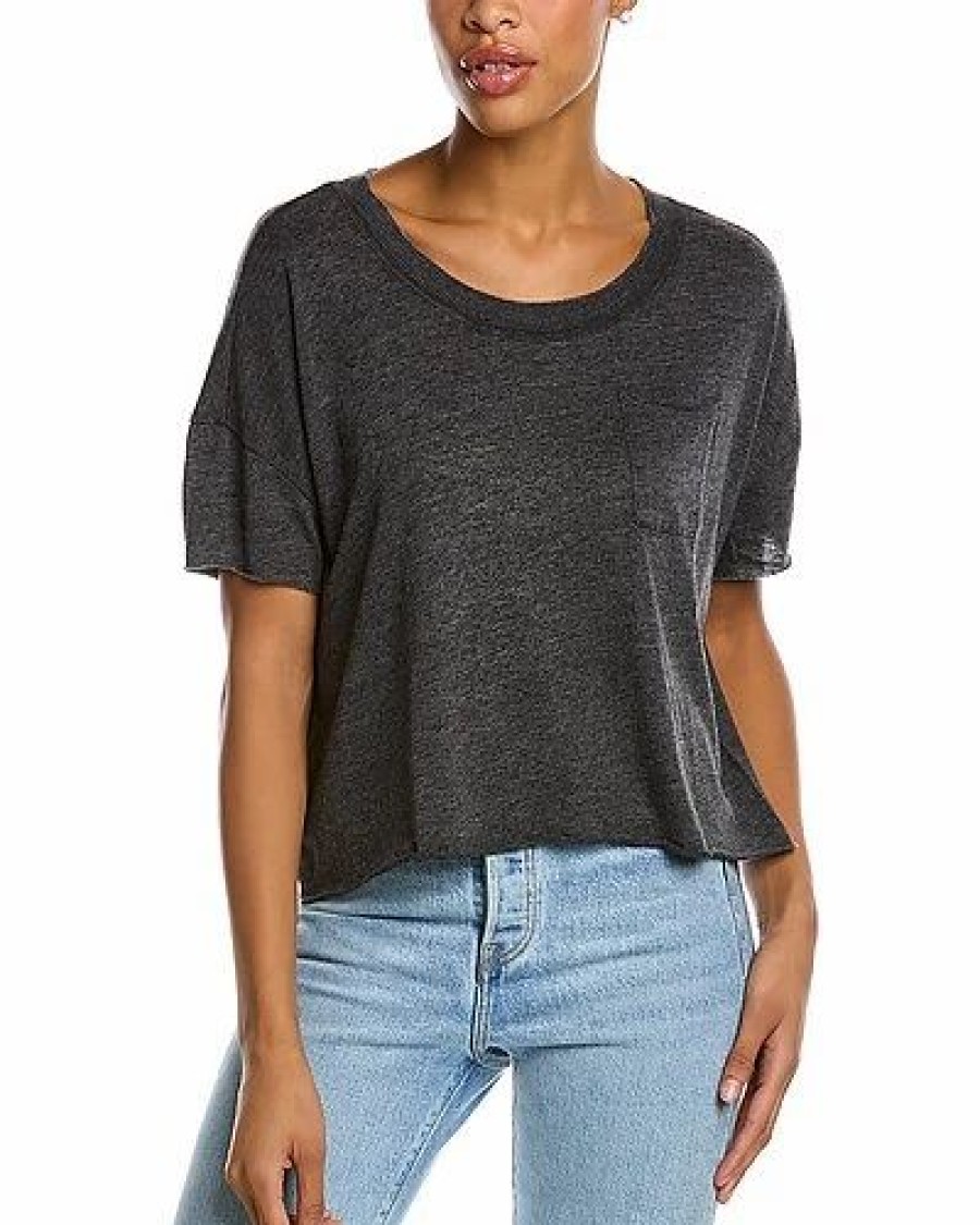 Clothing * | Jersey Boxy Cropped T-Shirt Women