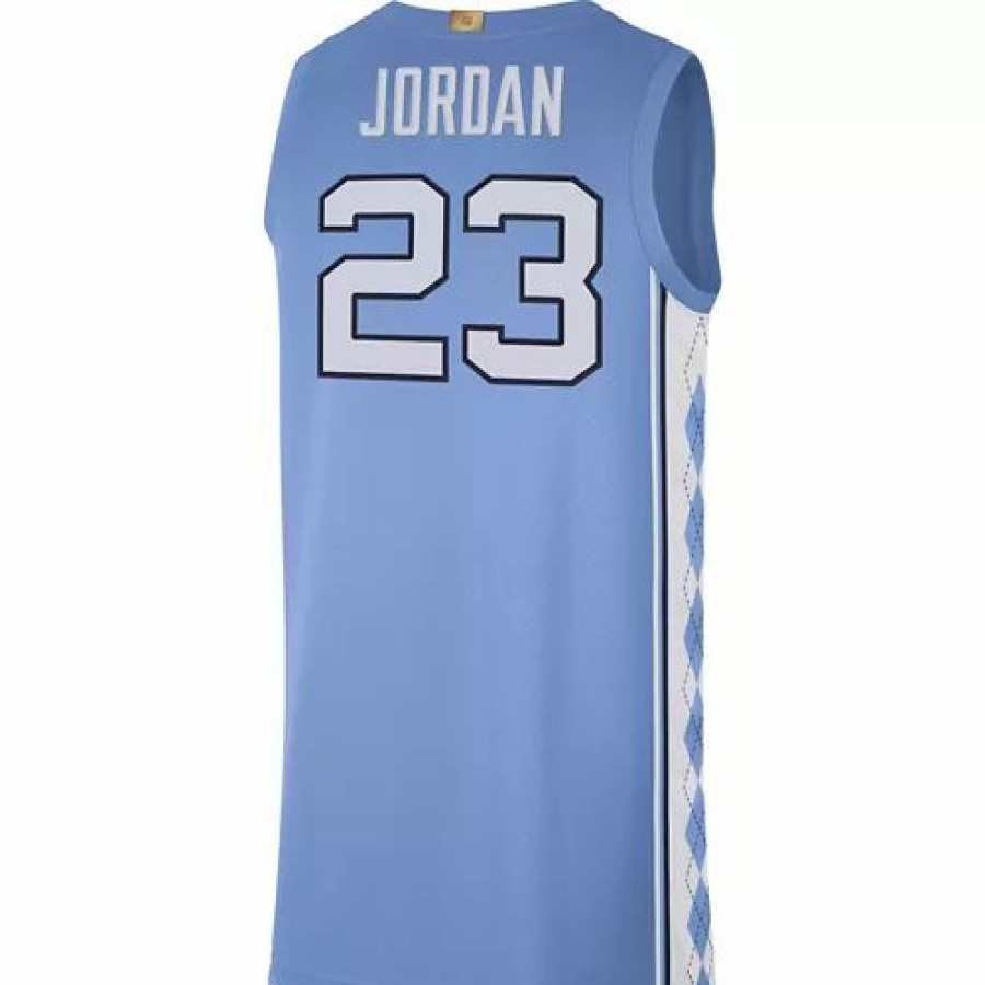 College Jerseys * | Jordan North Carolina Tar Heels Dri-Fit Michael Jordan Limited Basketball Jersey Valor Blue