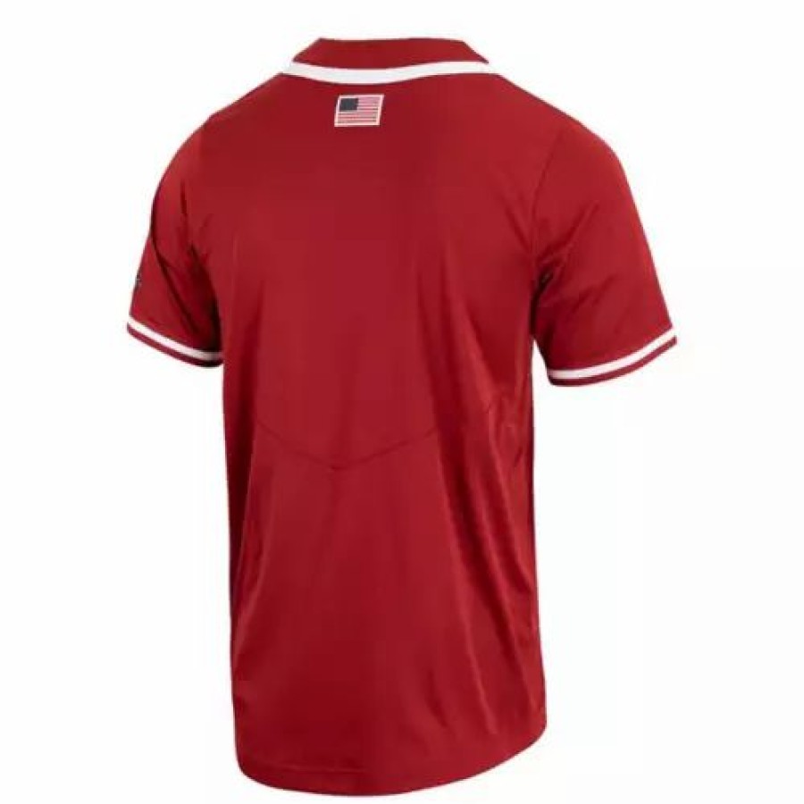 College Jerseys * | Nike Arkansas Razorbacks Replica Baseball Jersey Crimson