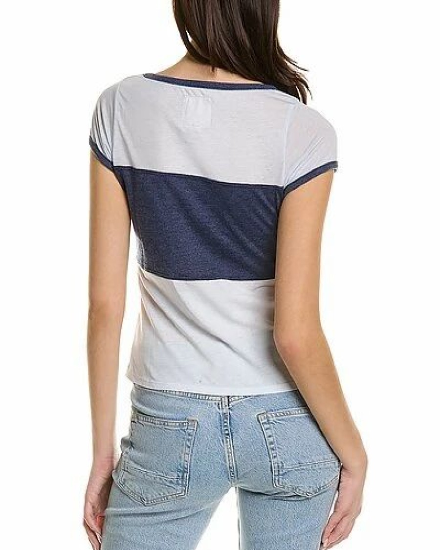 Clothing * | Blocked Jersey Football T-Shirt Women