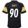 Nfl Jerseys * | Nike Kids' Pittsburgh Steelers T.J. Watt #90 Game Jersey Black