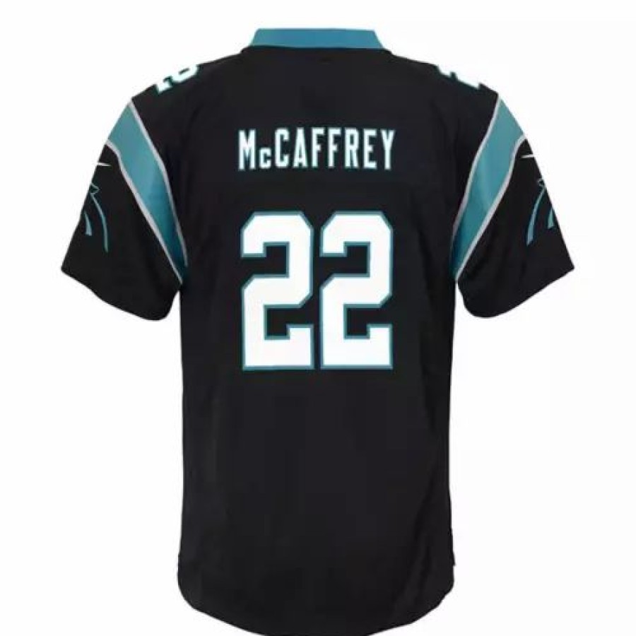 Nfl Jerseys * | Nike Kids' Carolina Panthers Christian Mccaffrey #22 Game Jersey Black