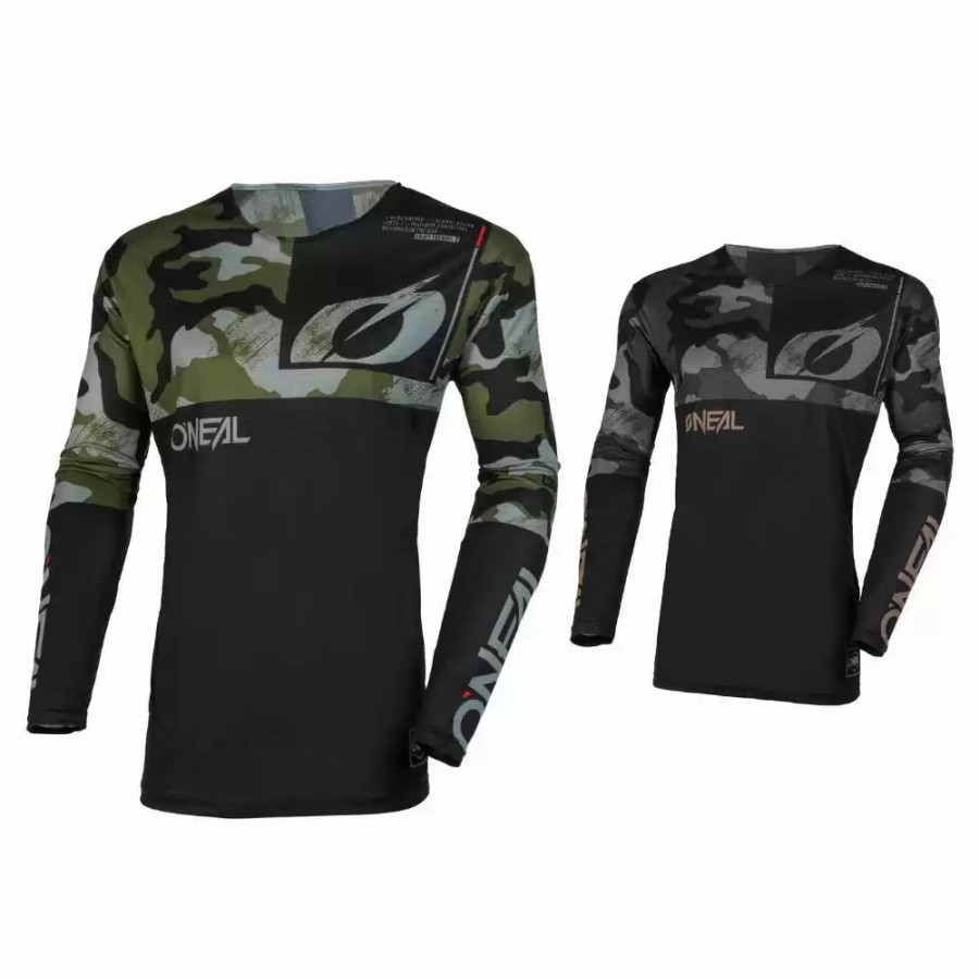 Men'S * | O'Neal Mayhem Camo V.23 Mens Motocross Jersey