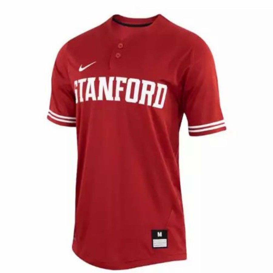 College Jerseys * | Nike Stanford Cardinal Replica Baseball Jersey Crimson