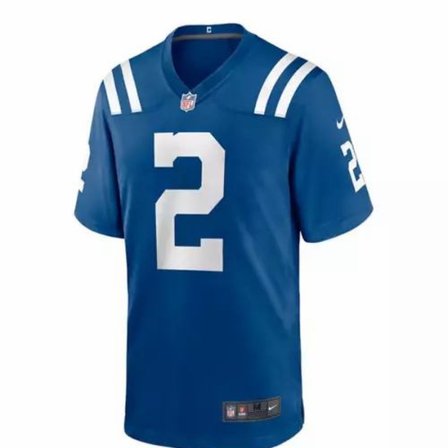 Nfl Jerseys * | Nike Indianapolis Colts Carson Wentz #2 Game Jersey Blue