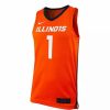 College Jerseys * | Nike Illinois Fighting Illini Replica Basketball Jersey Orange