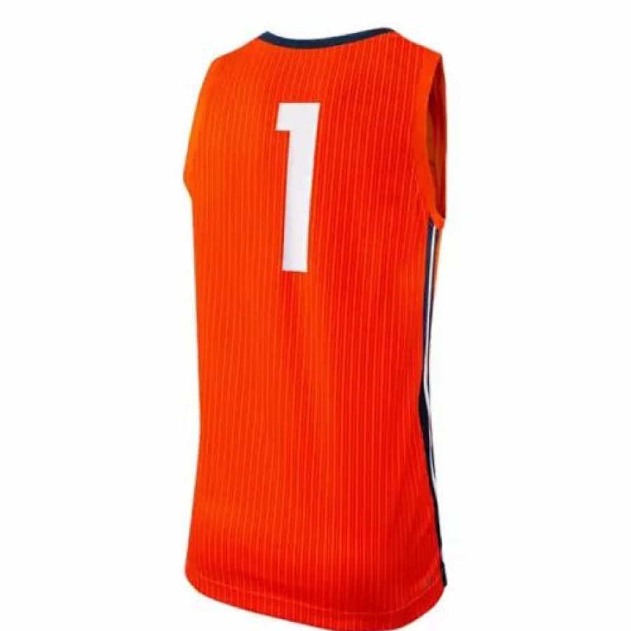 College Jerseys * | Nike Illinois Fighting Illini Replica Basketball Jersey Orange