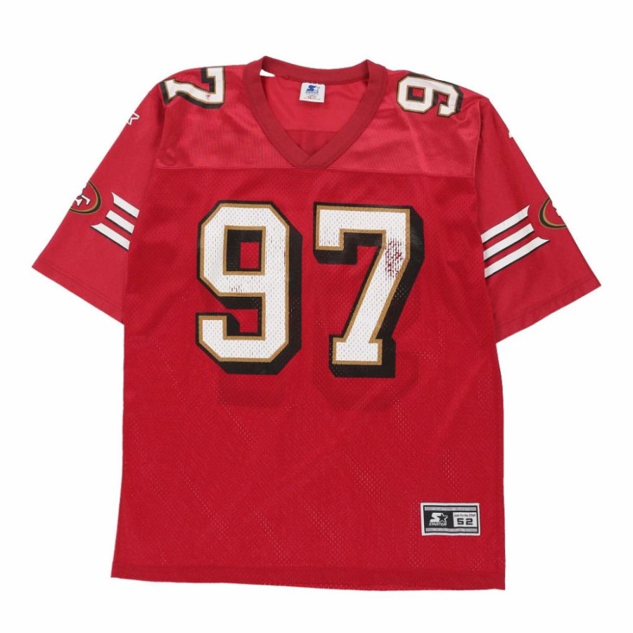 Men'S Vintage * | Vintage San Francisco 49Ers Starter Jersey Xl Red Polyester