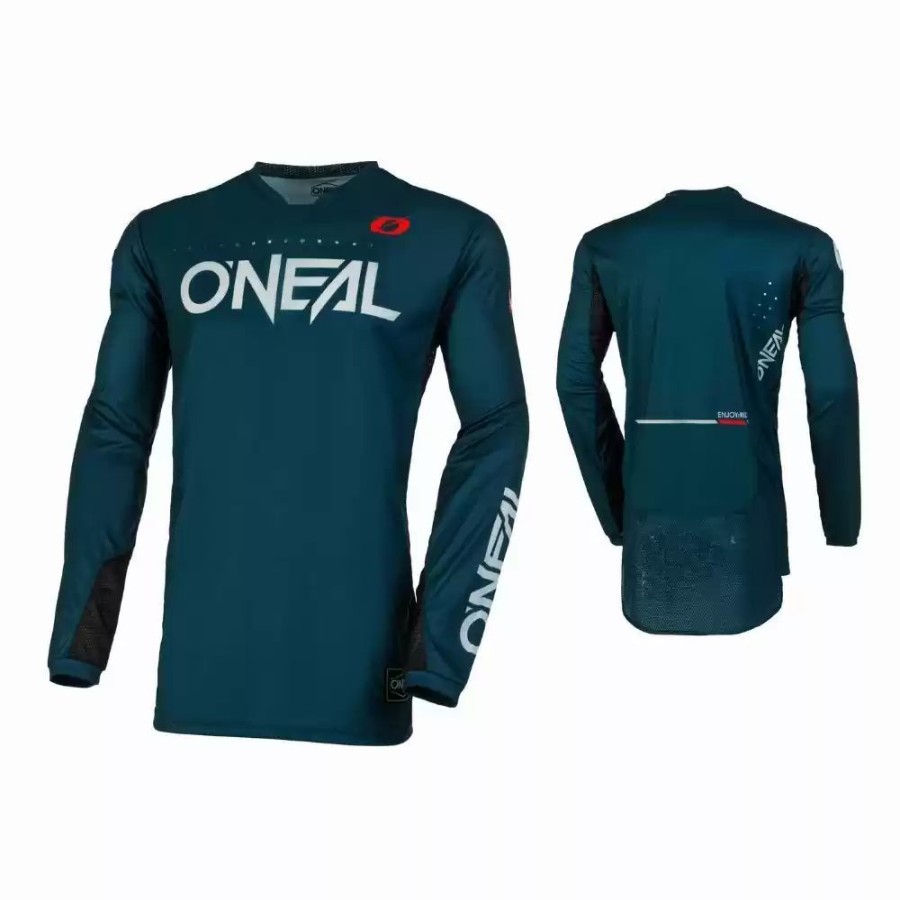 Men'S * | O'Neal Hardwear Elite Mens Motocross Blue Jersey