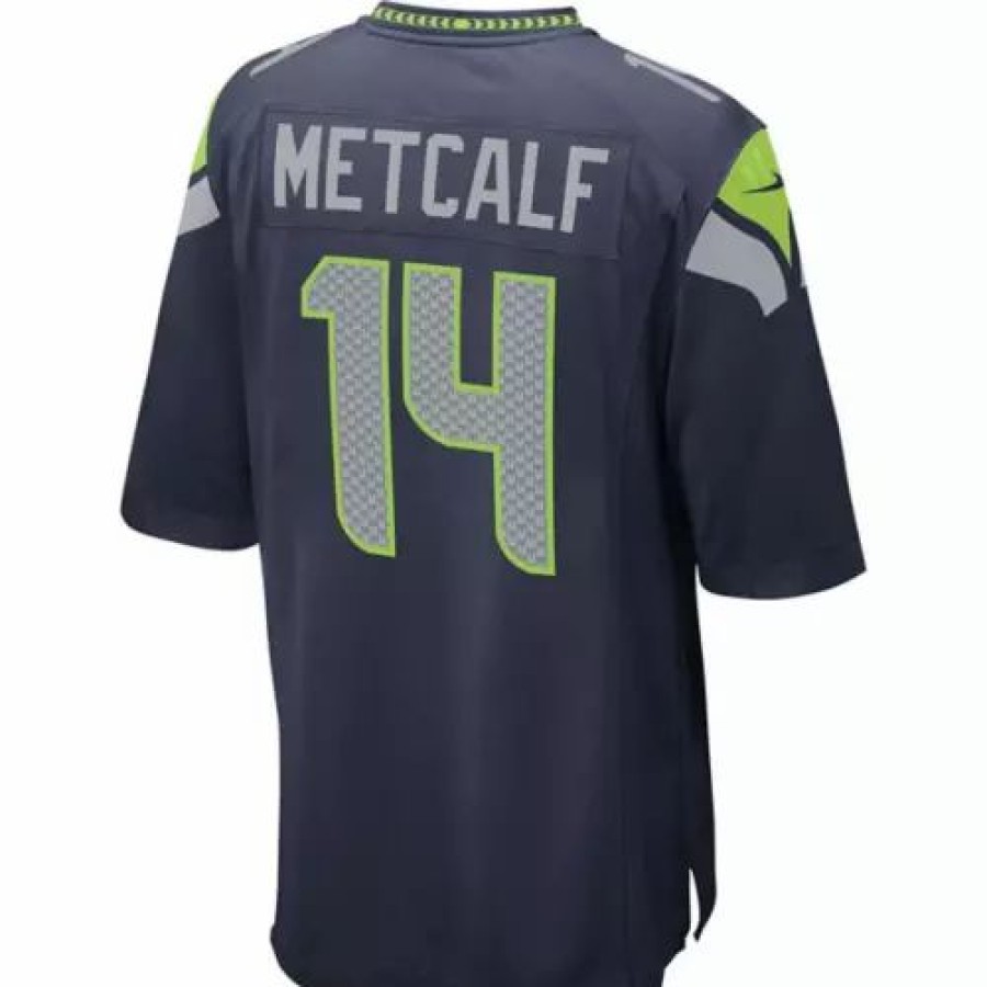 Nfl Jerseys * | Nike Seattle Seahawks Dk Metcalf #14 Game Jersey Navy