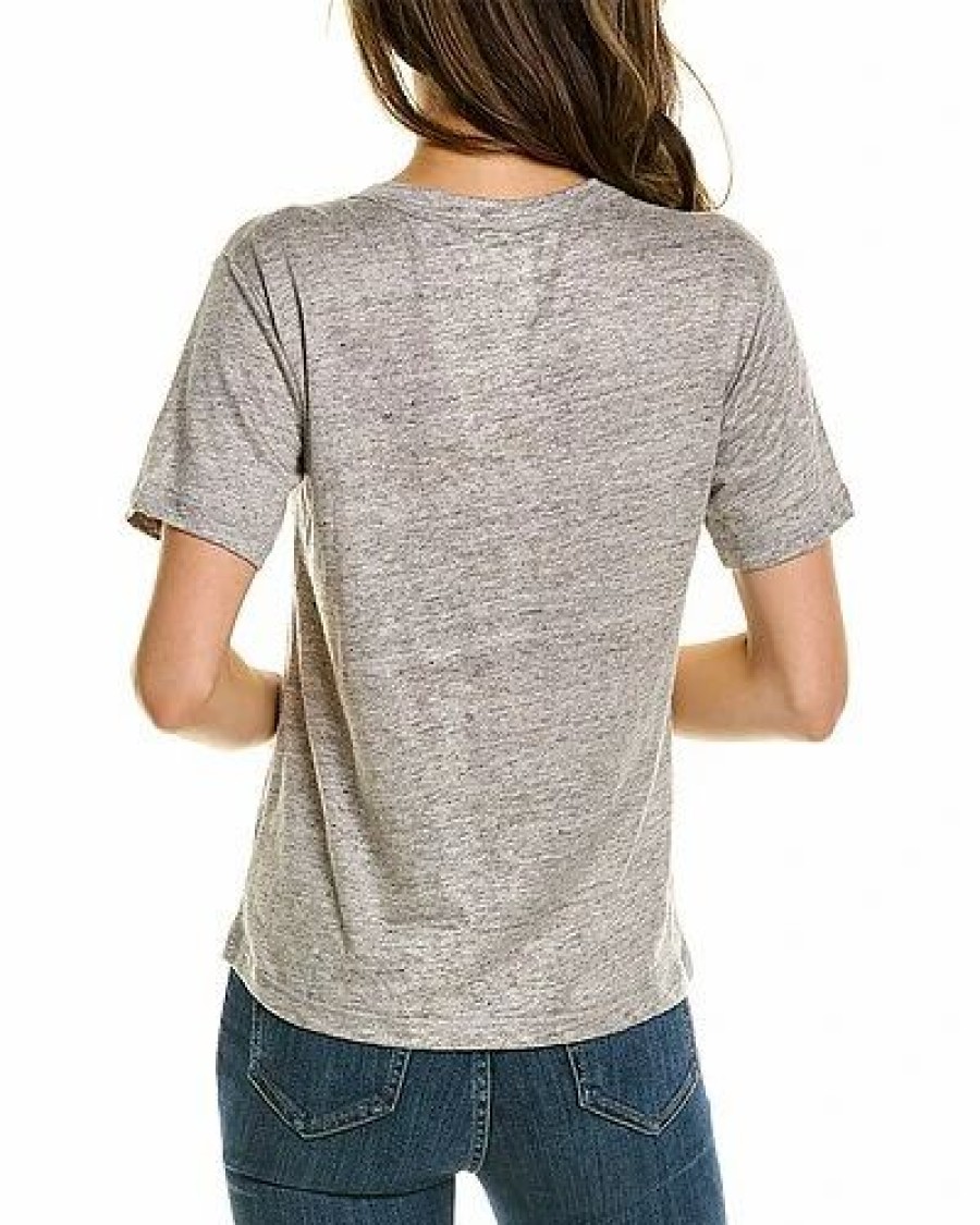 Clothing * | Jersey Easy Linen-Blend T-Shirt Women