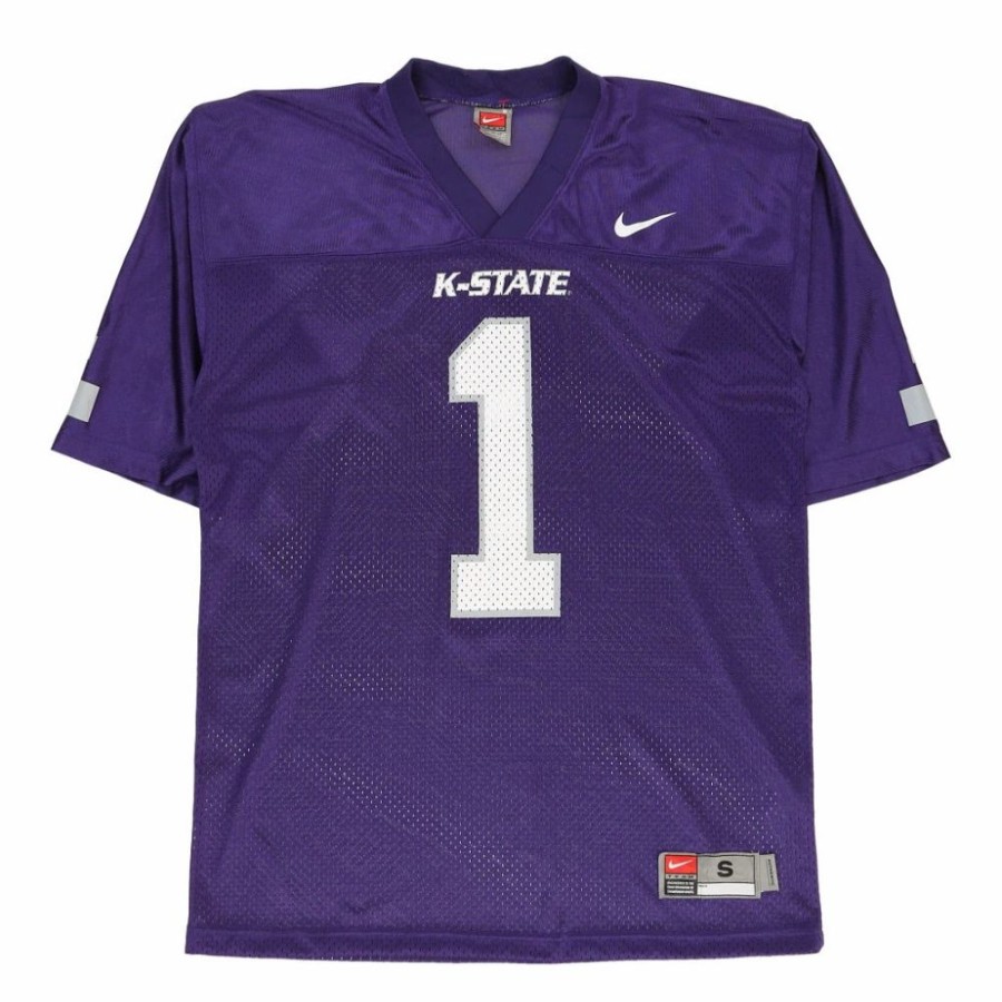 Men'S Vintage * | Vintage K-State Nike Jersey Small Purple Polyester