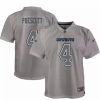 Nfl Jerseys * | Nike Kids' Dallas Cowboys Dak Prescott #4 Atmosphere Jersey Grey Heather