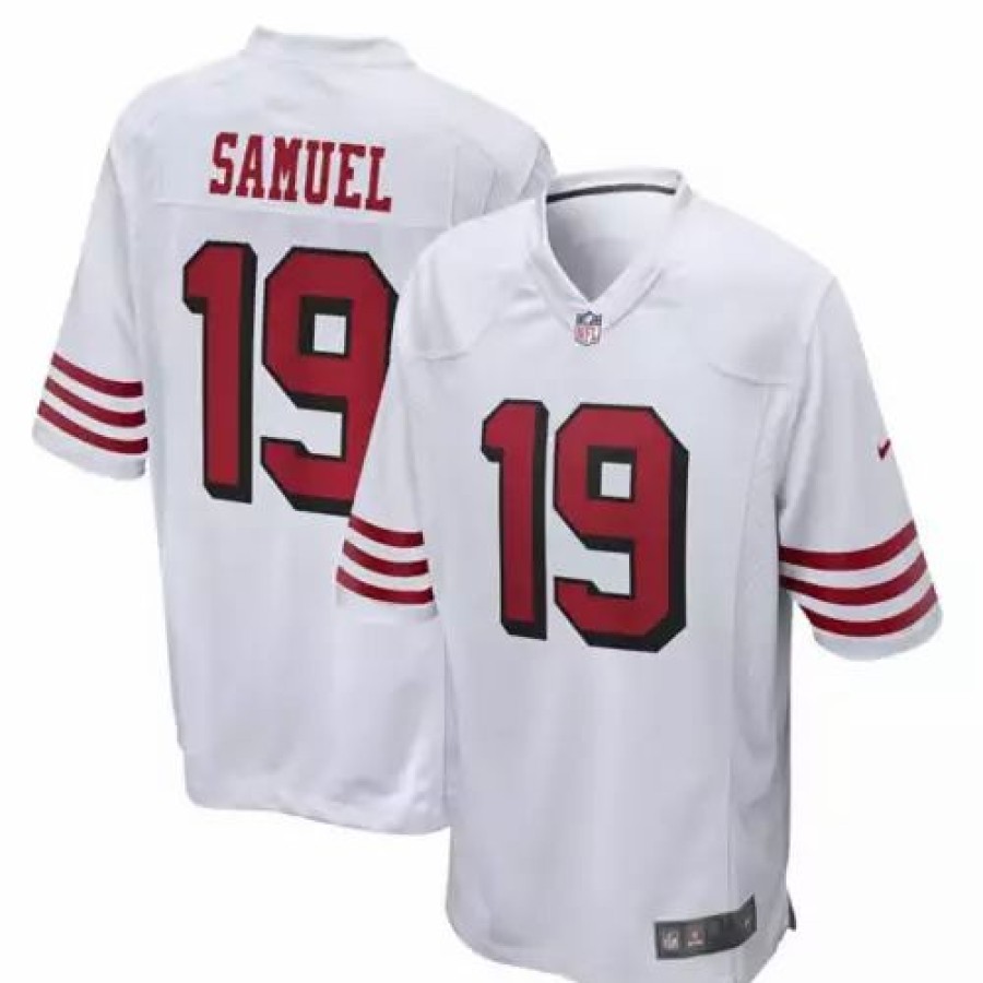 Nfl Jerseys * | Nike San Francisco 49Ers Deebo Samuel #19 Game Jersey White