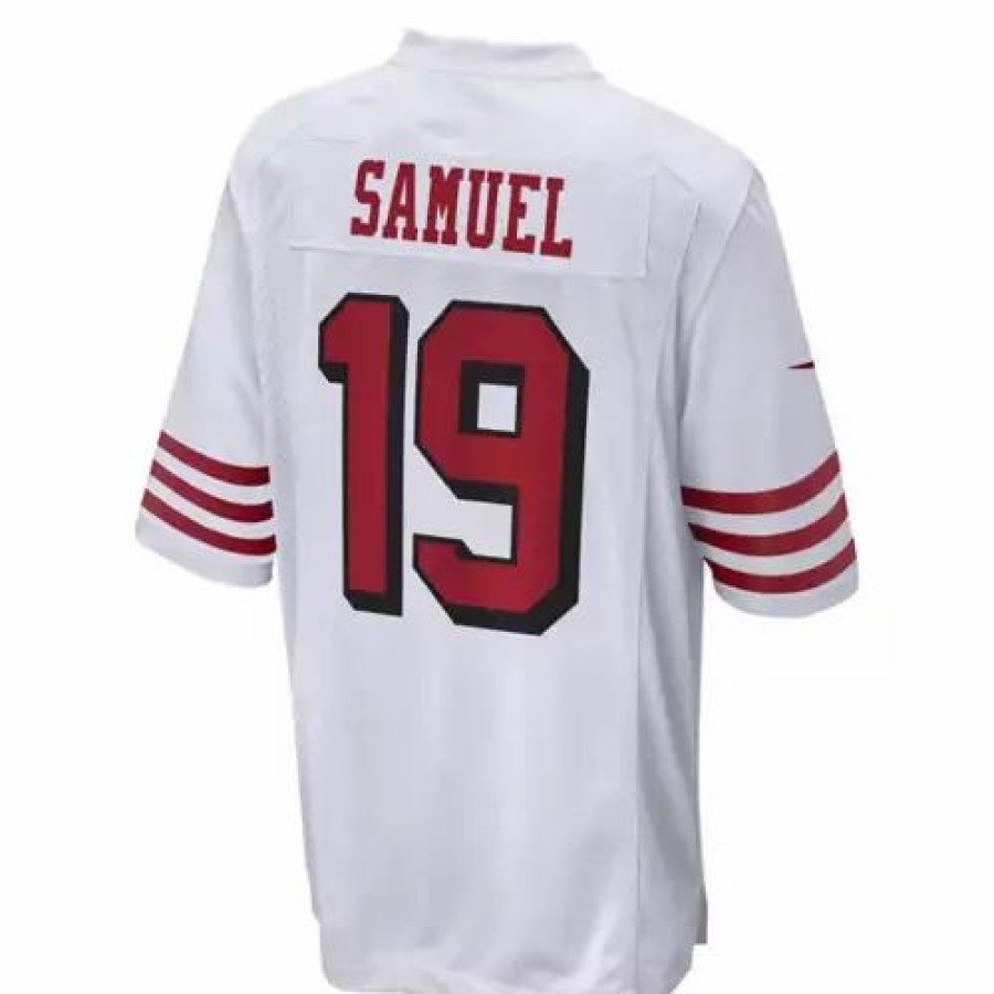 Nfl Jerseys * | Nike San Francisco 49Ers Deebo Samuel #19 Game Jersey White