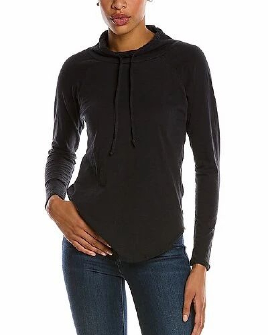 Clothing * | Gauze Jersey Funnel Neck T-Shirt Women