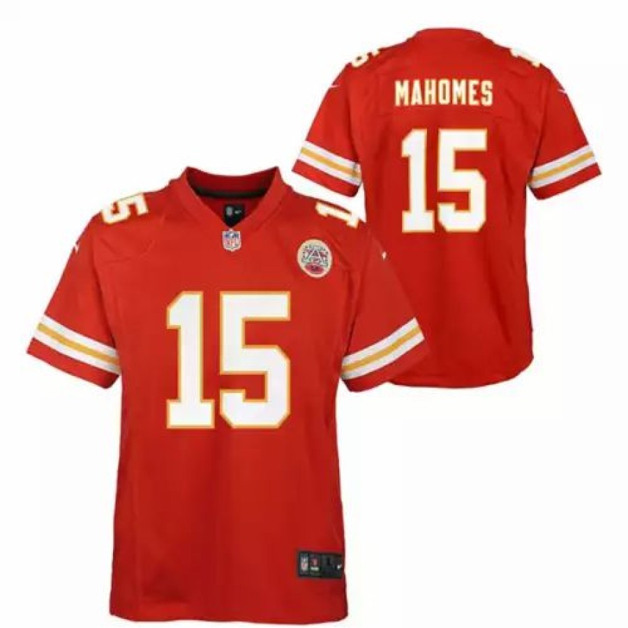 Nfl Jerseys * | Nike Kids' Kansas City Chiefs Patrick Mahomes #15 Game Jersey Red