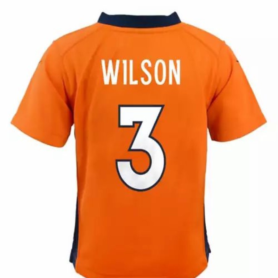 Nfl Jerseys * | Nike Toddler Denver Broncos Russell Wilson #3 Replica Jersey Orange