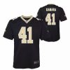 Nfl Jerseys * | Nike Kids' New Orleans Saints Alvin Kamara #41 Game Jersey Black