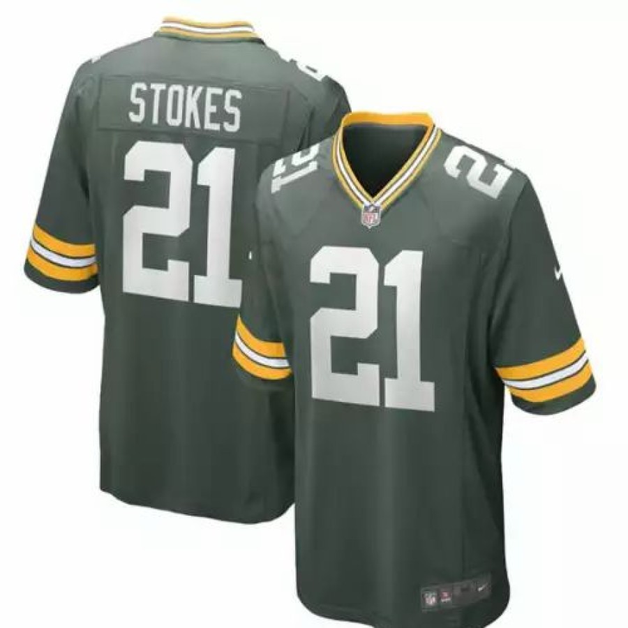 Nfl Jerseys * | Nike Bay Packers Eric Stokes #21 Game Jersey Green