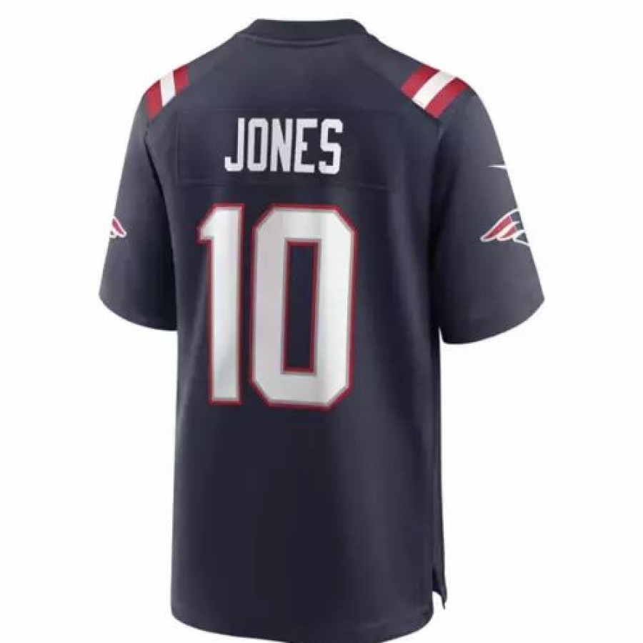 Nfl Jerseys * | Nike New England Patriots Mac Jones #10 Game Jersey Navy