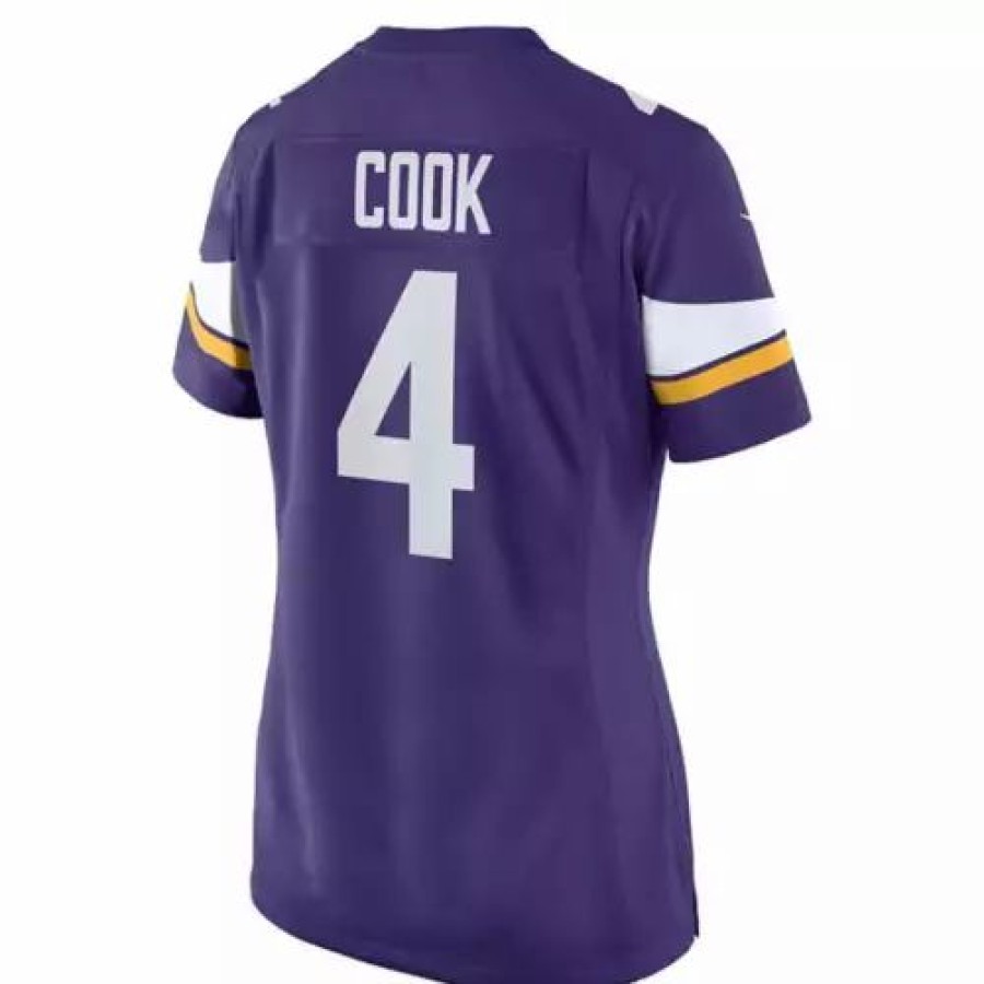 Nfl Jerseys * | Nike Women'S Minnesota Vikings Dalvin Cook #4 Game Jersey Purple