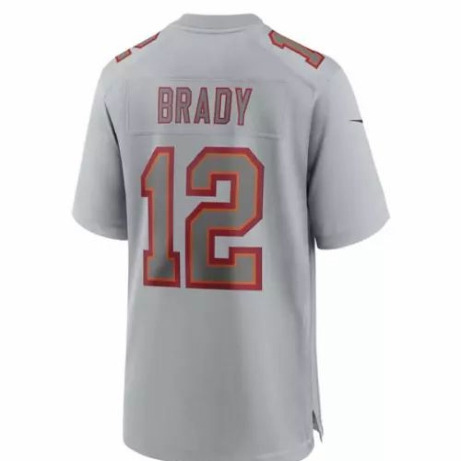 Nfl Jerseys * | Nike Tampa Bay Buccaneers Tom Brady #12 Atmosphere Jersey Grey Heather