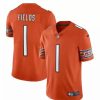 Nfl Jerseys * | Nike Chicago Bears Justin Fields #1 Limited Jersey Orange