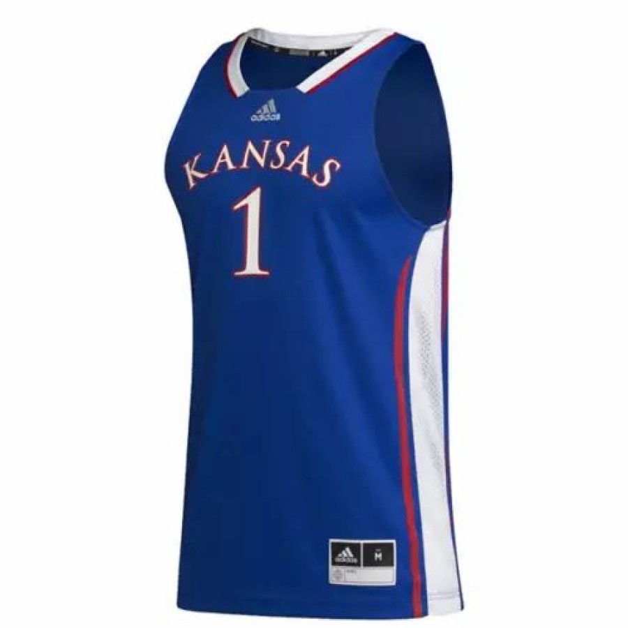 College Jerseys * | Adidas Kansas Jayhawks Basketball Swingman #1 Jersey