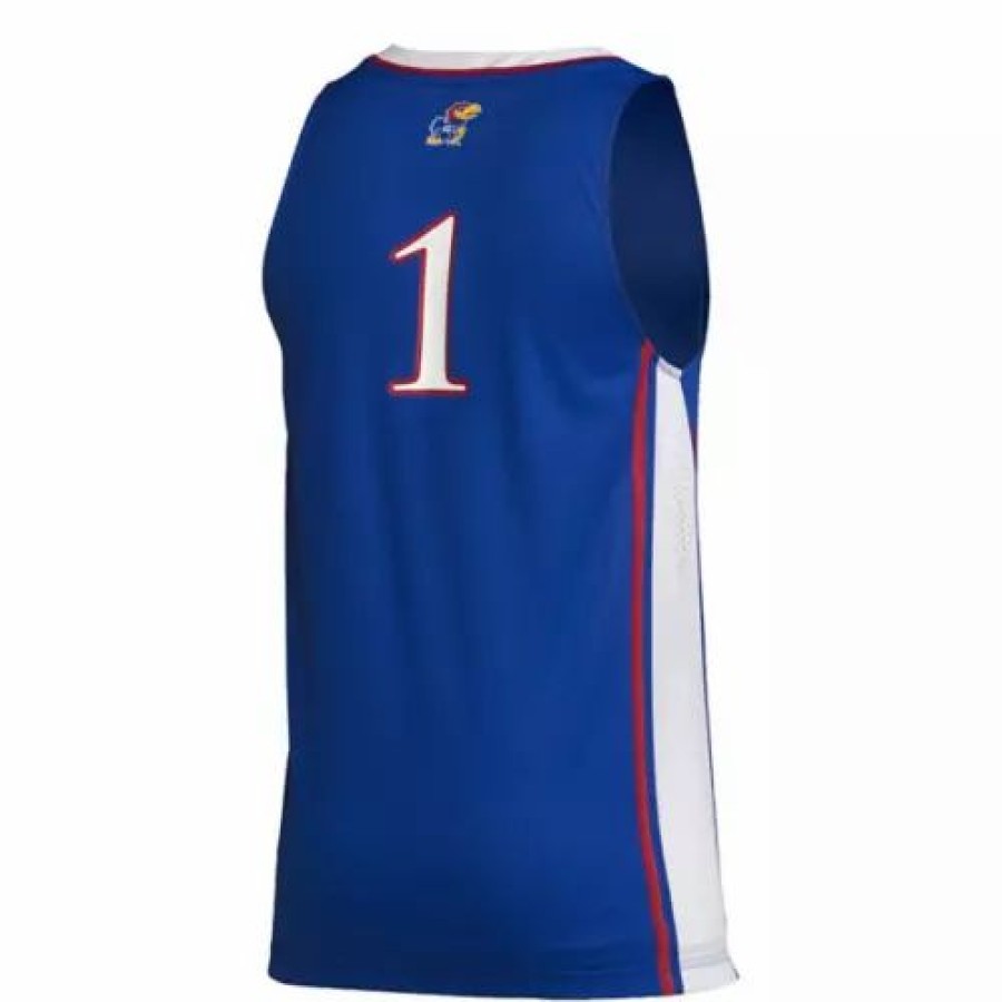 College Jerseys * | Adidas Kansas Jayhawks Basketball Swingman #1 Jersey