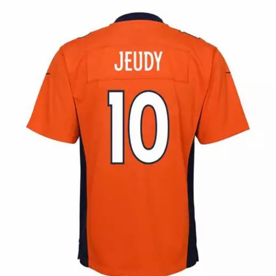 Nfl Jerseys * | Nike Kids' Denver Broncos Jerry Jeudy #10 Replica Jersey Orange